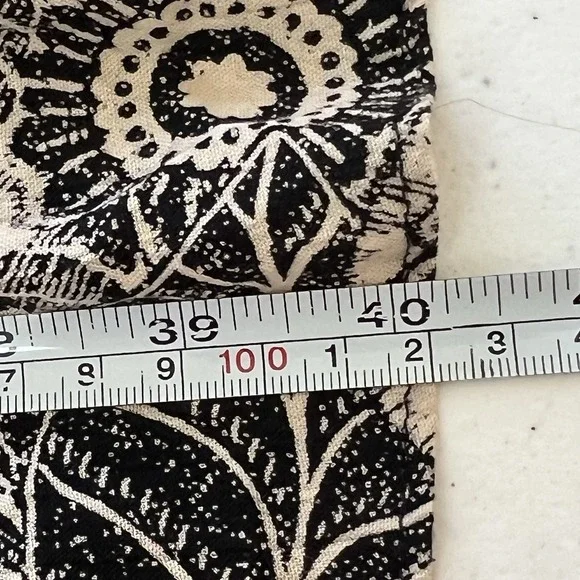 ANGIE Tropical Floral Maxi Skirt Boho Tiered Festival Womens 1X Pull On - Picture 12 of 13